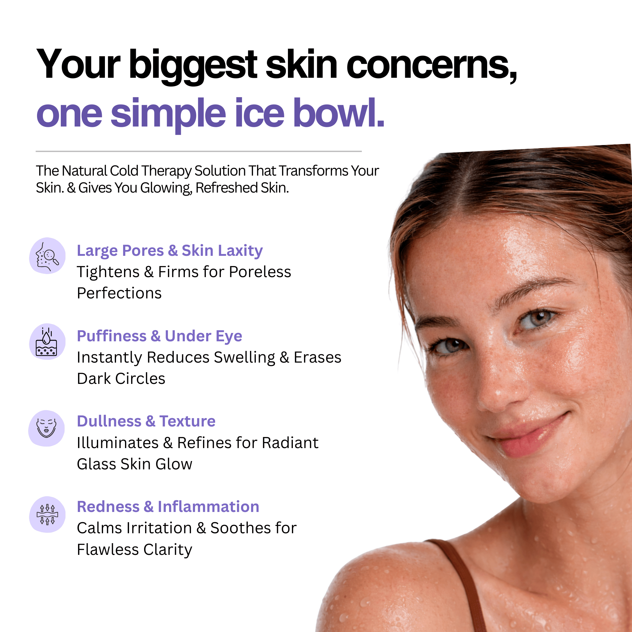 GlowLift Ice Facial Bowl
