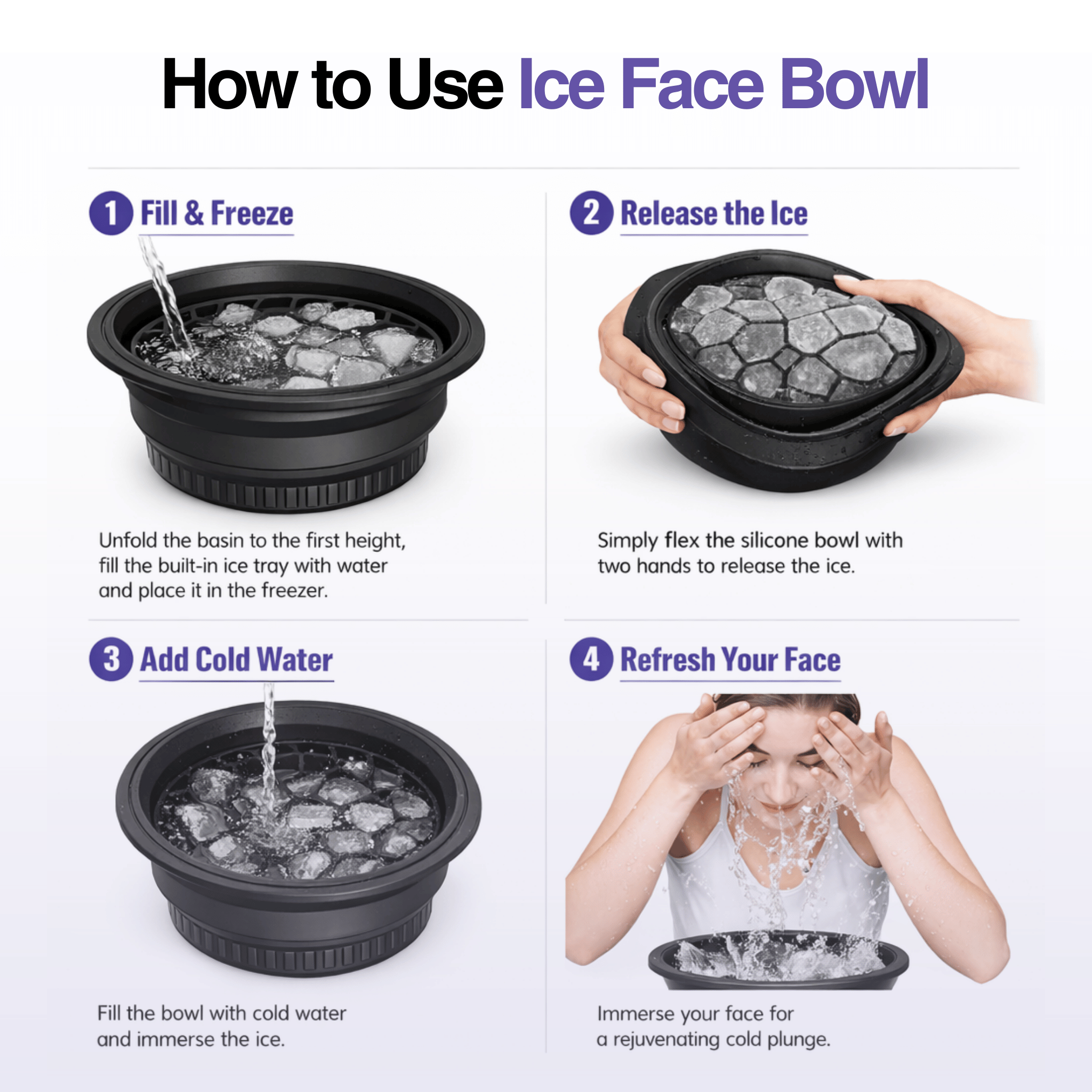 GlowLift Ice Facial Bowl