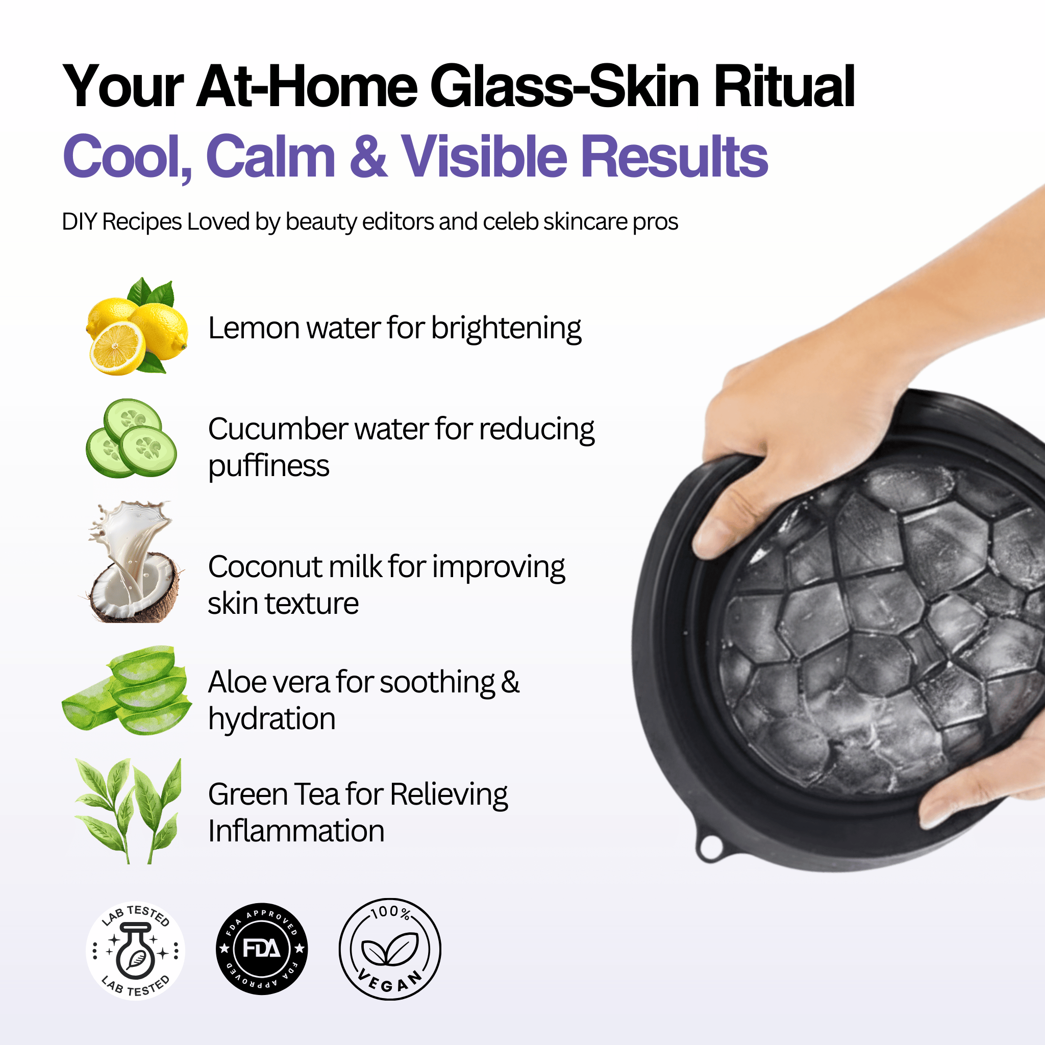 GlowLift Ice Facial Bowl